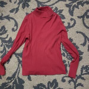 Cross Roads Womans Sweater Red XL 100% Cotton Made In Jamaica